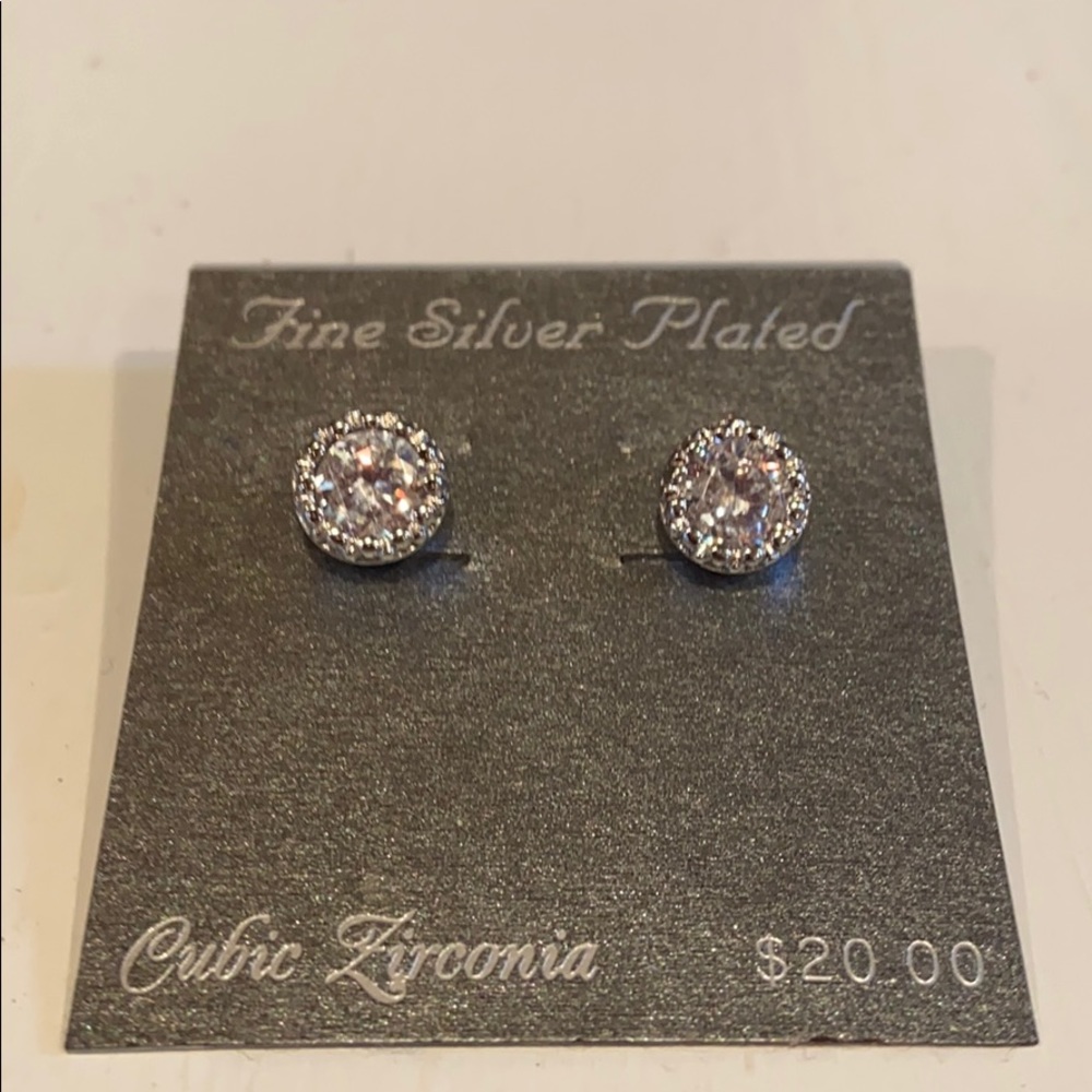 Sparkly CZ earrings